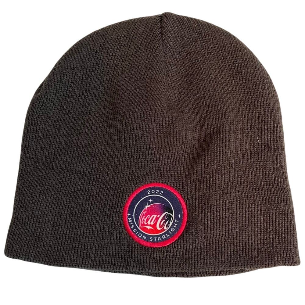 Coca-Cola Beanie Hat for Women Gray Mission Starlight 2022 Novelty Coke
